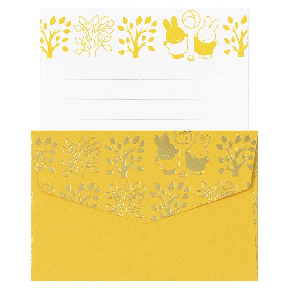 こうえん ミッフィーミニメッセージ レターセット レ-MY 4 YX 5 P マルアイ