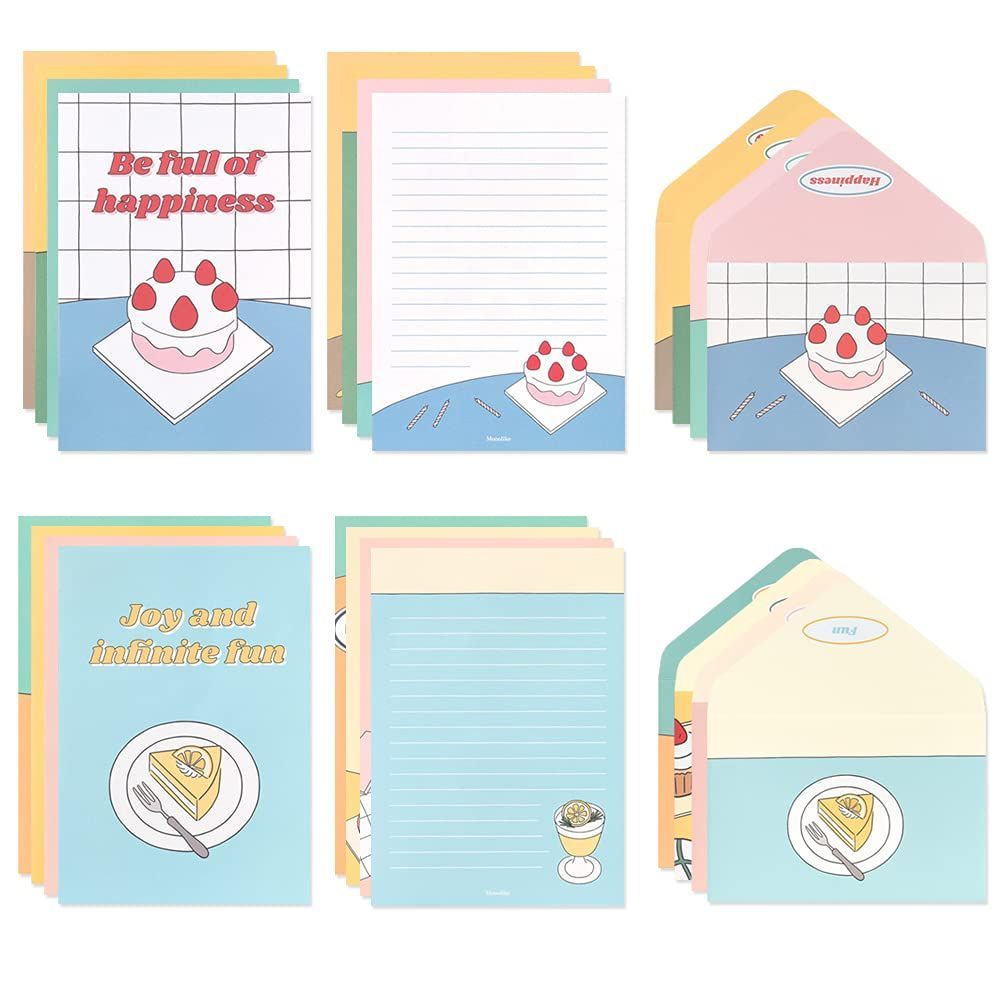 Paper Set Letter ver 1 類 Newtro In Fall 便箋 セット 8種 封筒 モノライクポールインニュートロver