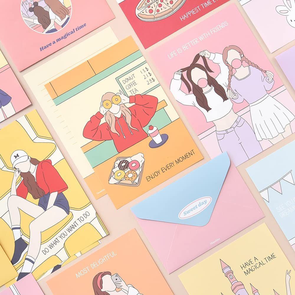  便箋 封筒 8種 セット モノライクポールインニュートロver 2 Fall In Newtro ver Letter Paper Set 類 便箋 レター カード