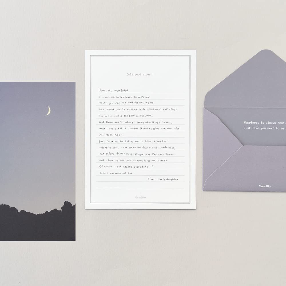  類 Set Paper Letter 便箋 Photo セット 8種 封筒 フォト モノライク 便箋 レター カード
