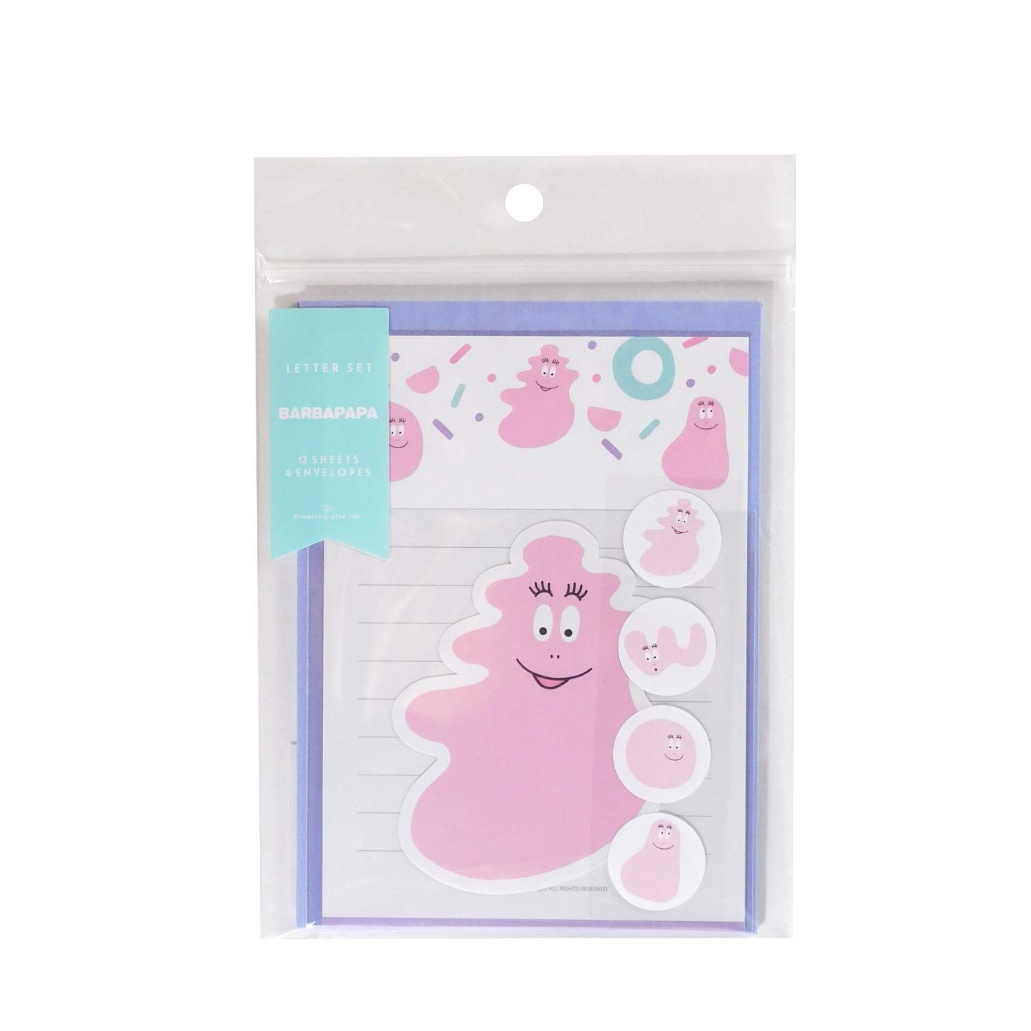 バーバパパ グリーティングライフ レターセット パターン BBS-234