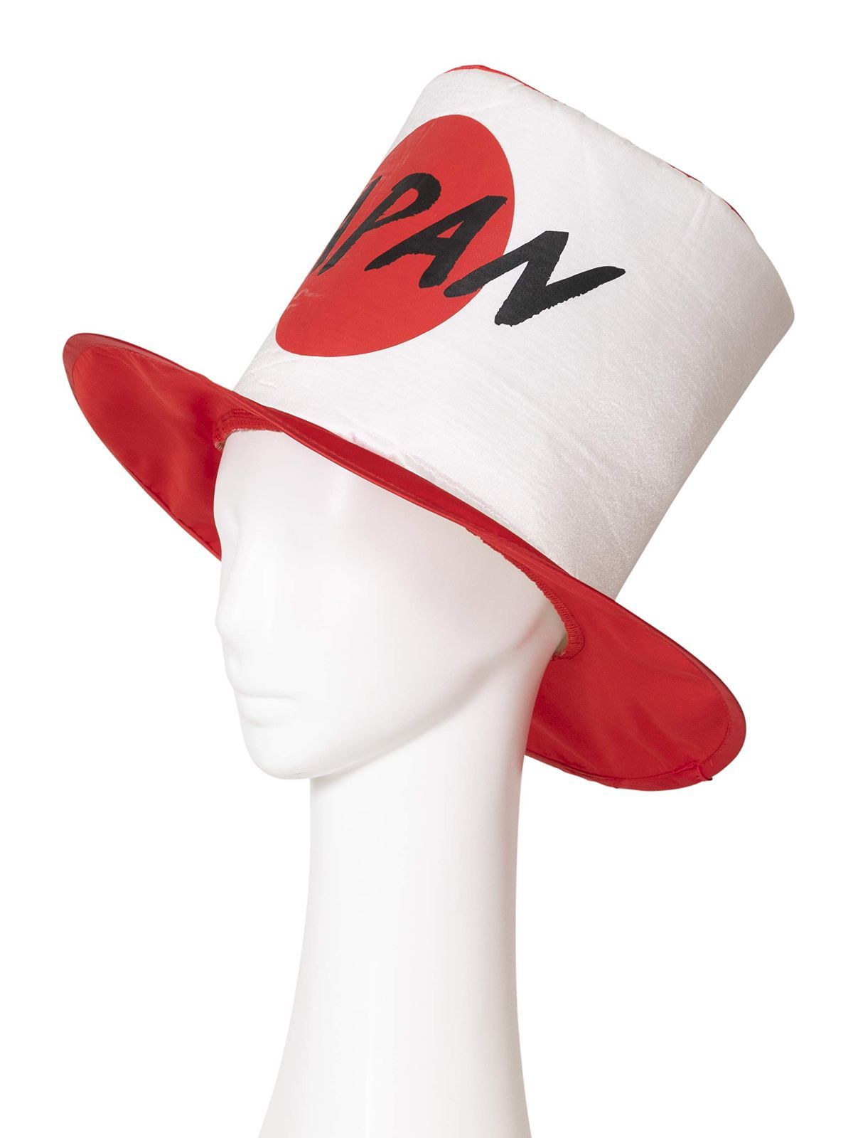 応援グッズ JAPANシルクハット クリアストーン Clearstone ユニセックス ホワイト