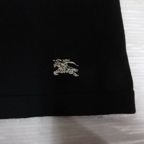 極美品✨バーバリーブルーレーベル カーディガン ニット 黒 刺繍ロゴ 9分袖 楽天市場】バーバリー ブルーレーベル（カーディガン・ボレロ