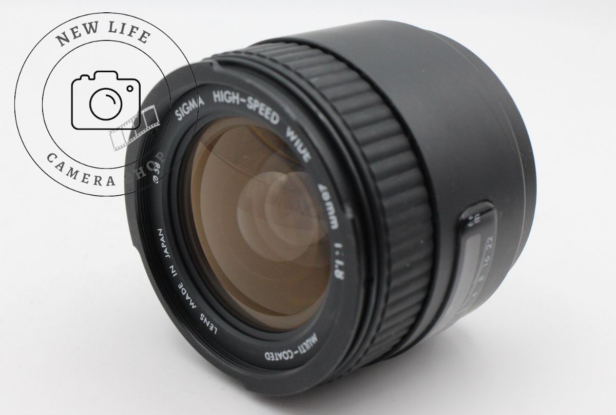 美品☆シグマ SIGMA HIGH-SPEED WIDE 28mm f1.8 MULTI-COATED ミノルタ
