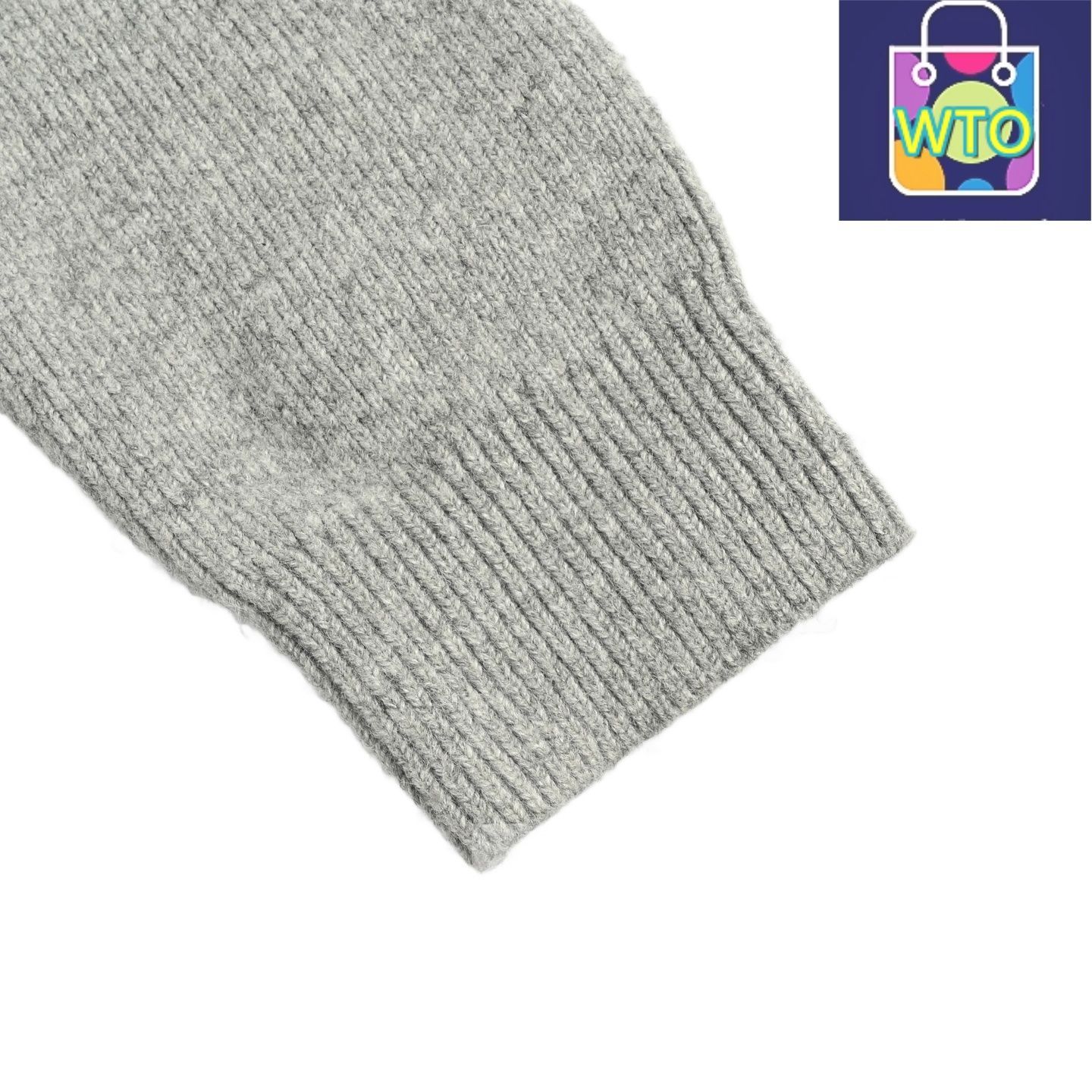 PRADA/プラダ】 リブ編カシミア混二 ット帽（グレー）新品未使用