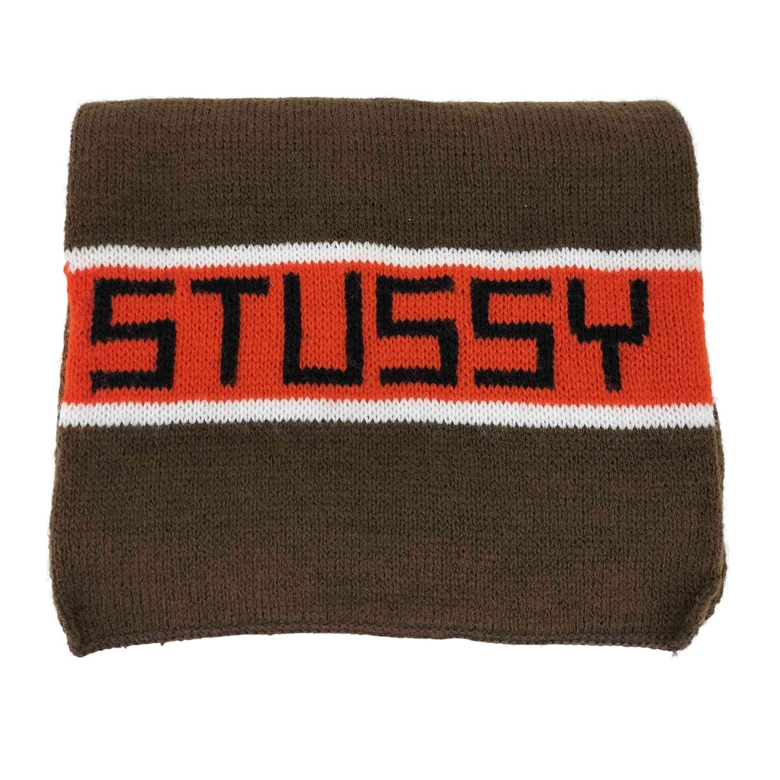 ステューシー Stussy 90-00S USA製 ロゴ マフラー メンズ 表記無