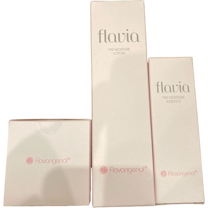 flavia クリーム、ローション、エッセンス、ソープ4点セット×3セット