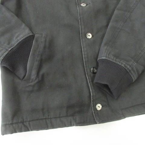 ステューシー STUSSY N-1 デッキ ジャケット 長袖 ワンポイント 裏ボア 
