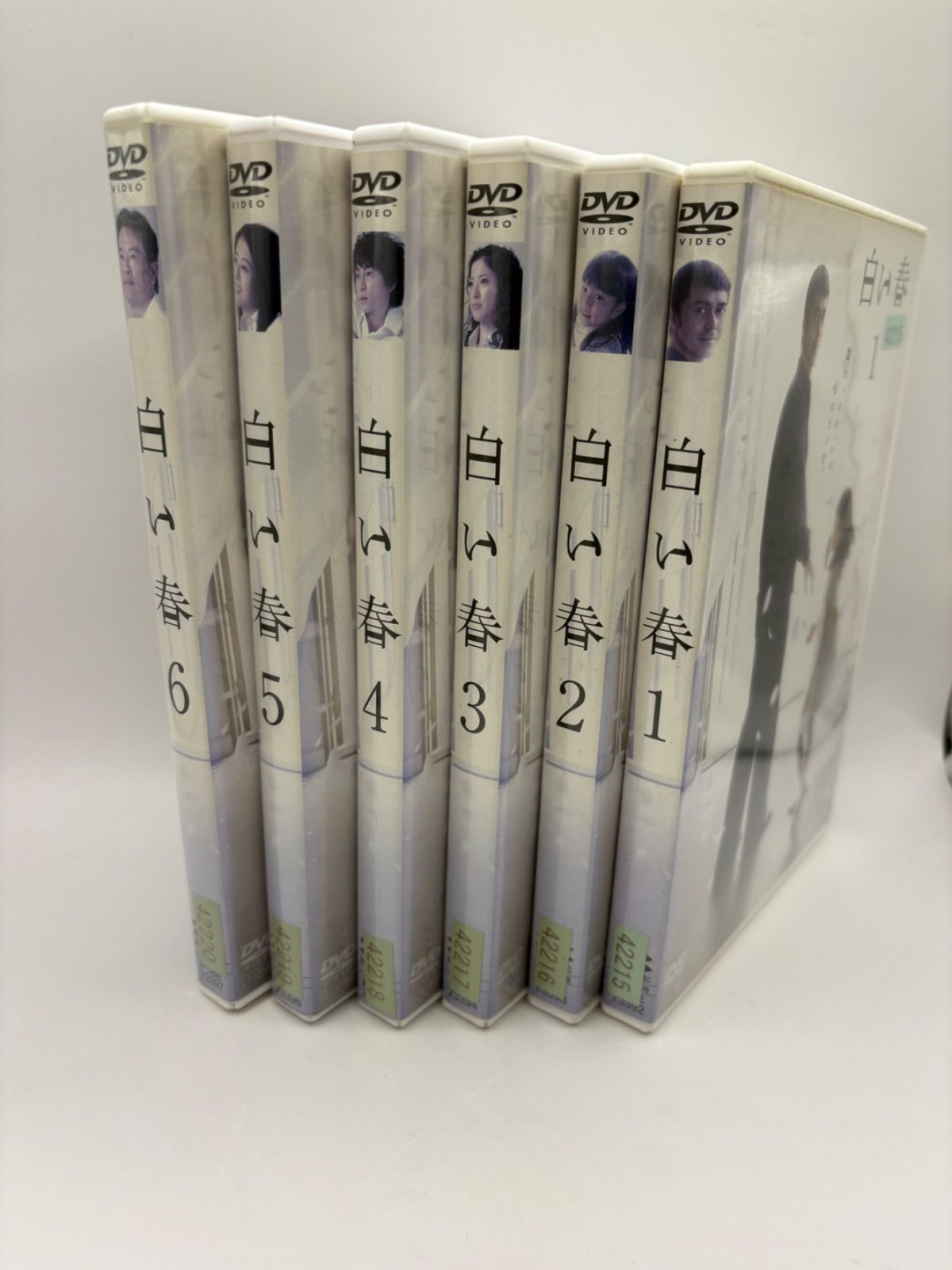 レンタル落ち】白い春 1～6巻全巻セット DVD（主演：阿部寛・大橋