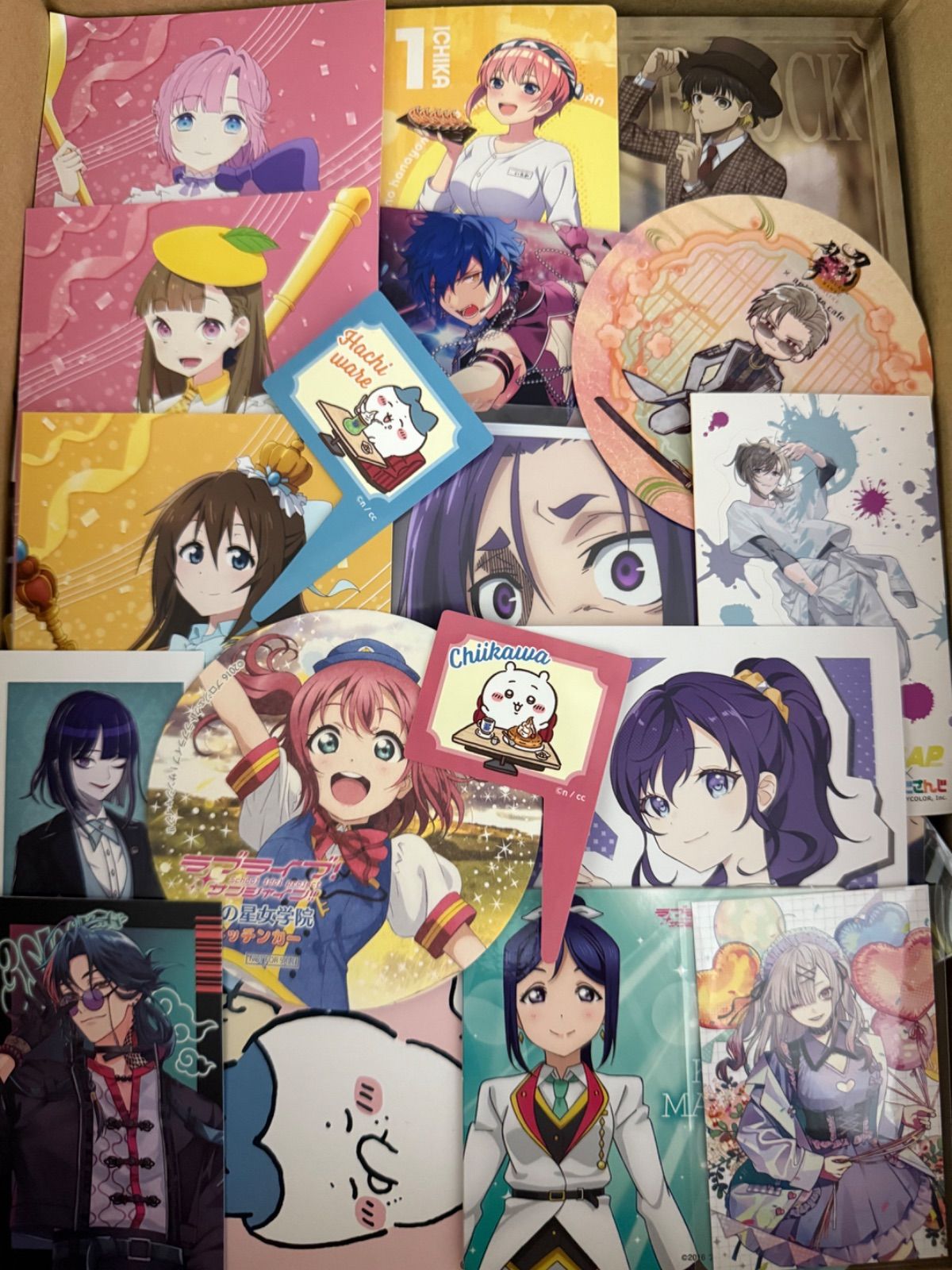 紙類 アニメ ゲーム まとめ売り 大量 コースター ポストカード カード