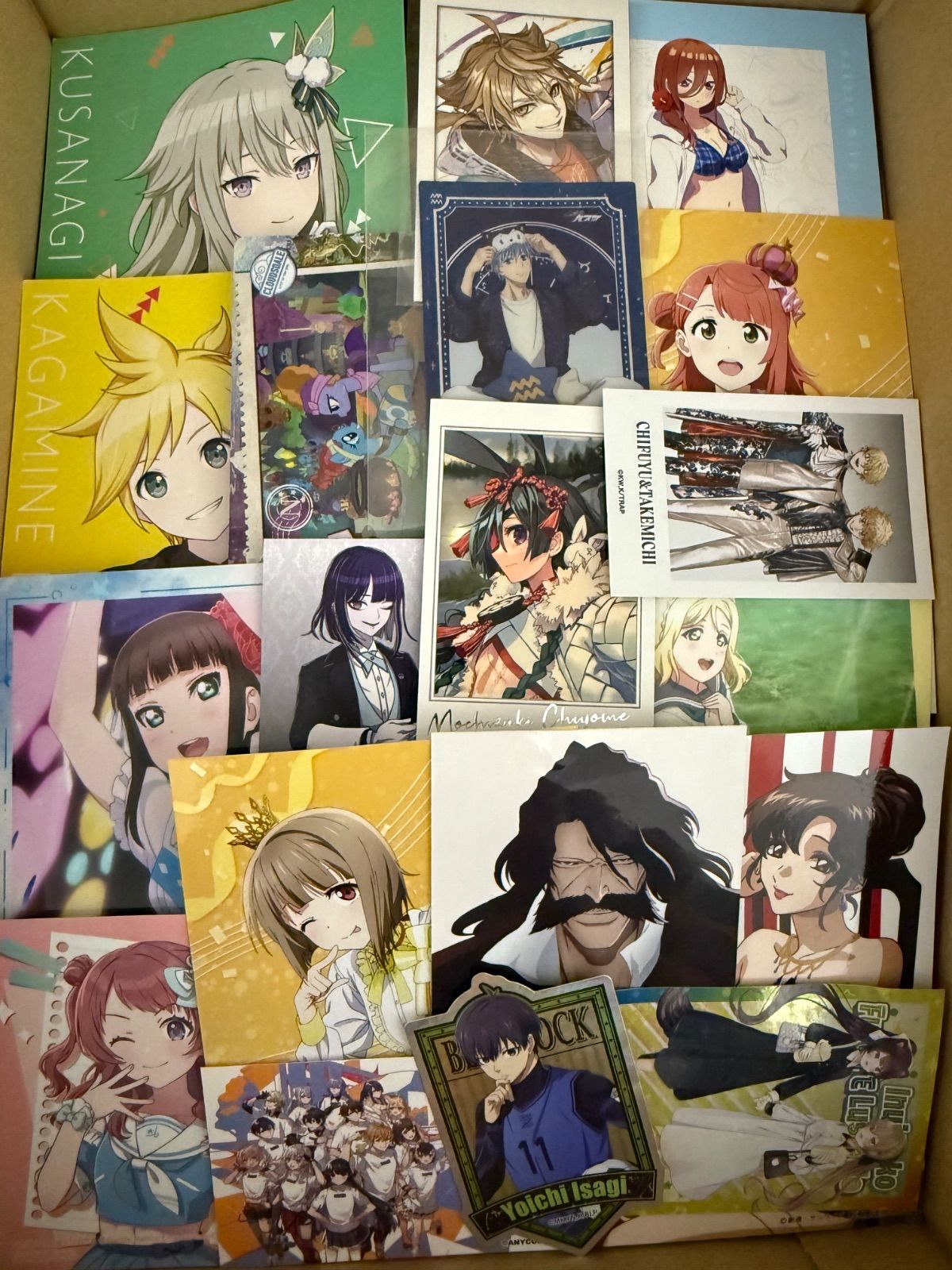 紙類 アニメ ゲーム まとめ売り 大量 コースター ポストカード カード