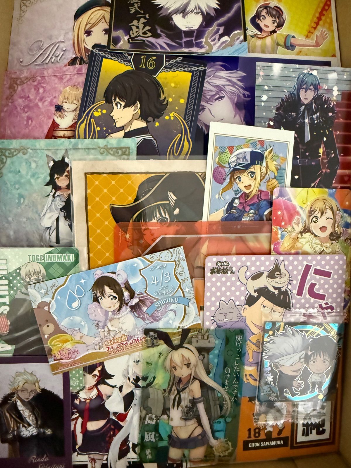 紙類 アニメ ゲーム まとめ売り 大量 コースター ポストカード カード