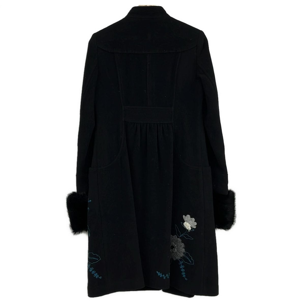 ロイスクレヨン　コート Lois CRAYON(ロイスクレヨン) コート サイズM レディース - 黒×グレー