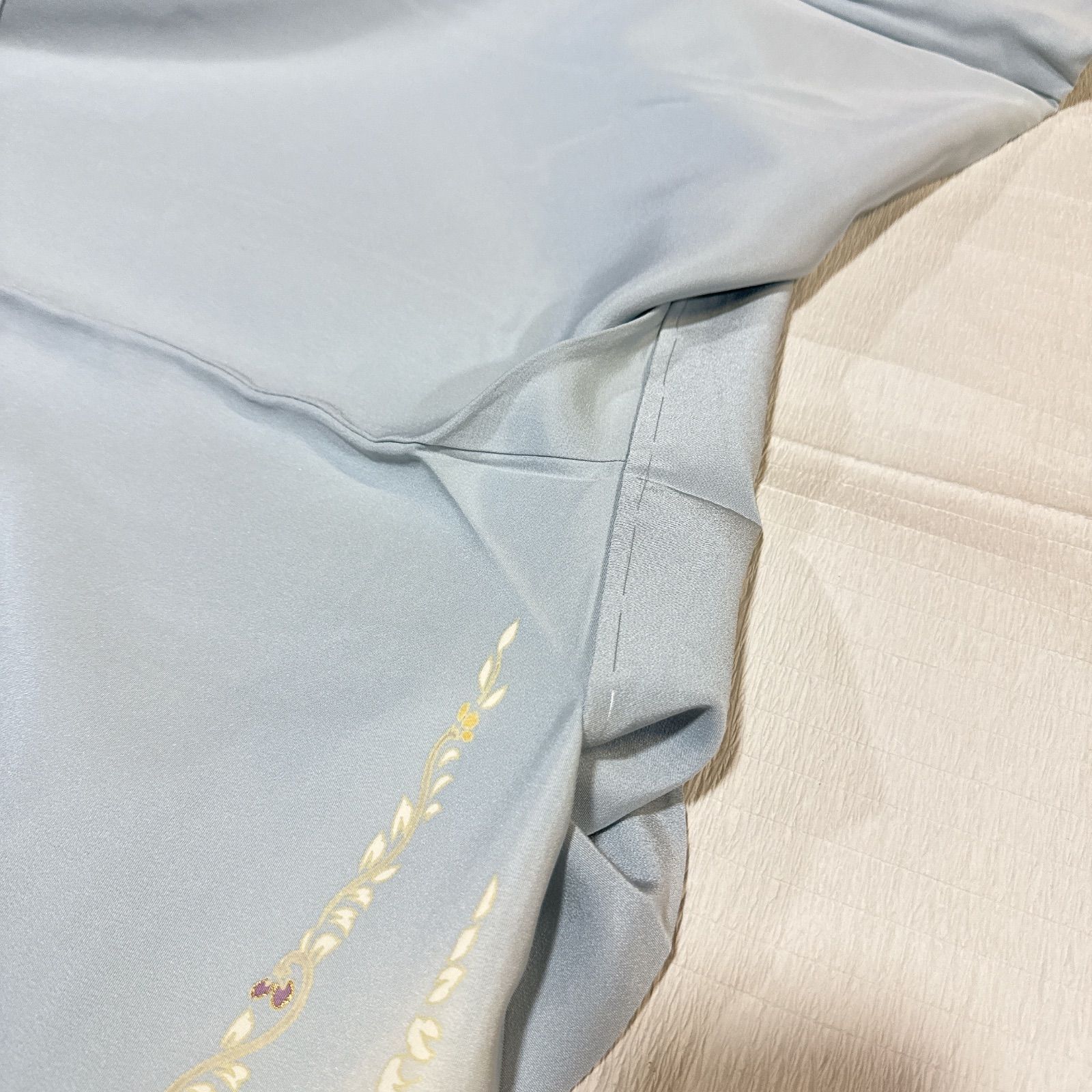 訪問着 袋帯 フルセット 水色 正絹 - メルカリ