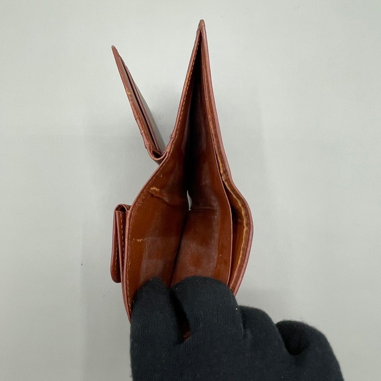 良品 希少 BURBERRY バーバリー 二つ折り財布 コンパクトウォレット 