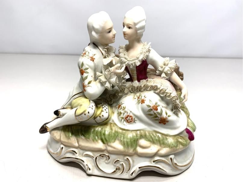 インテリア小物 置物 洋風 加藤工芸 西洋人形 陶器 人形 フィギュリン