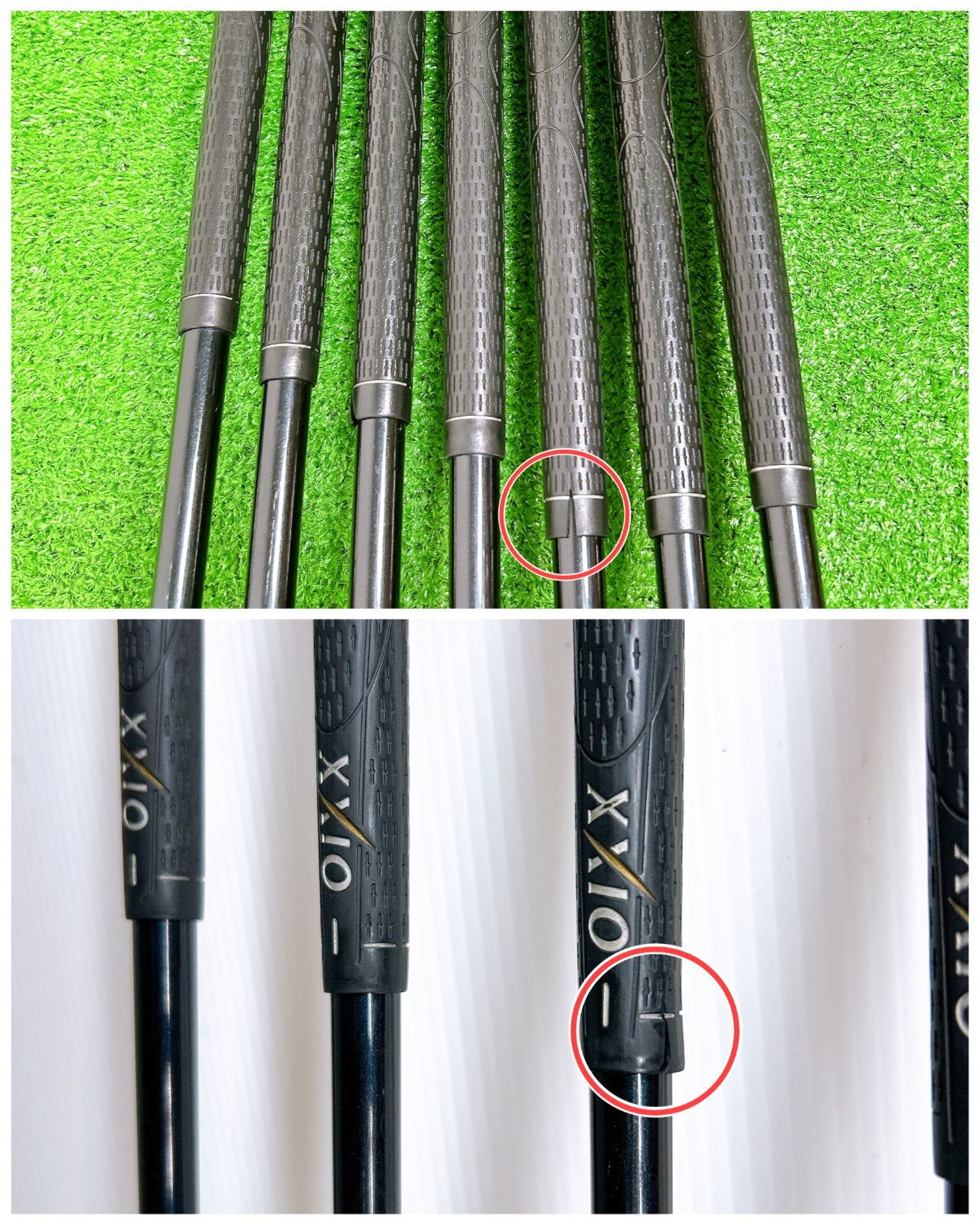 左利き レフティ】ゼクシオ MP400 メンズアイアンセット 7本 初心者