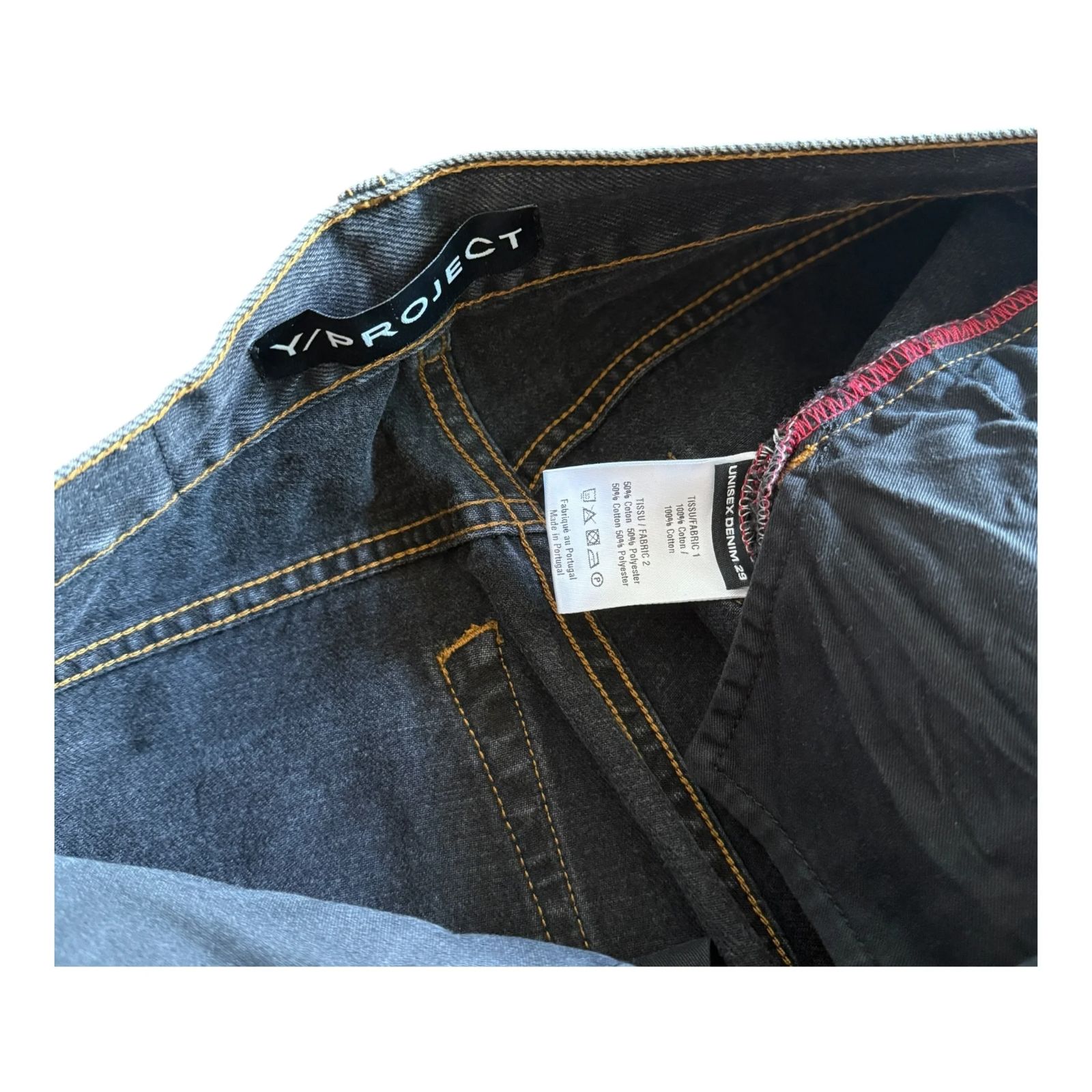 Y/PROJECT MAXI COWBOY CUFF JEANS Black 29 - メルカリ
