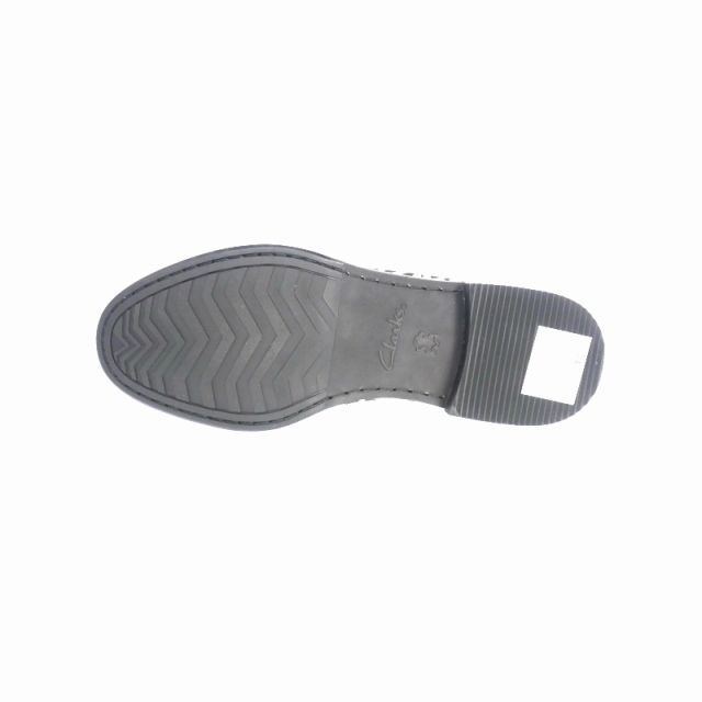 クラークス clarks Clarkdale Arlo クラークデールアルロ ダルメシアンプリント サイドゴアブーツ 靴 UK6 24.5cm ホワイト ブラック 白 黒