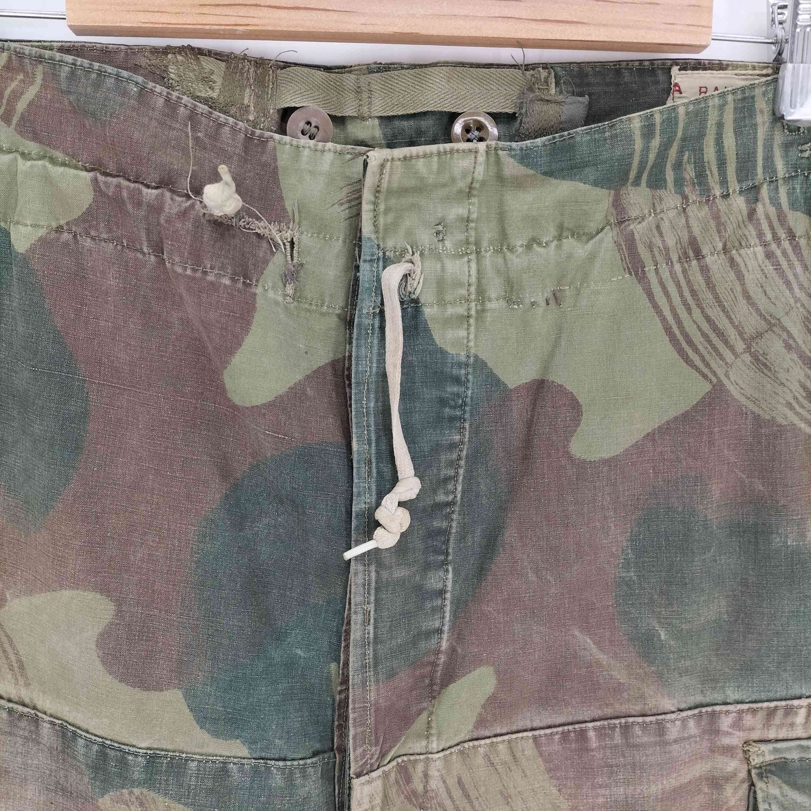 50s ベルギー軍　カモパンツ　軍パン　後期　サイズ4 ベルギーアーミー Belgian army 50S ベルギー軍 後期型 迷彩