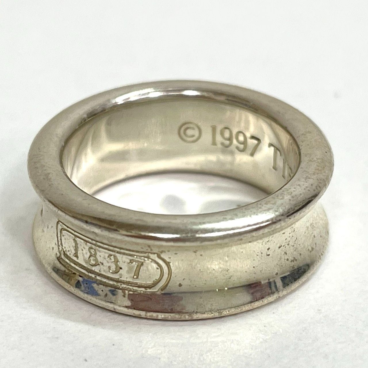 中古品】Tiffany&Co. ティファニー ナローリング SV925 シルバー925