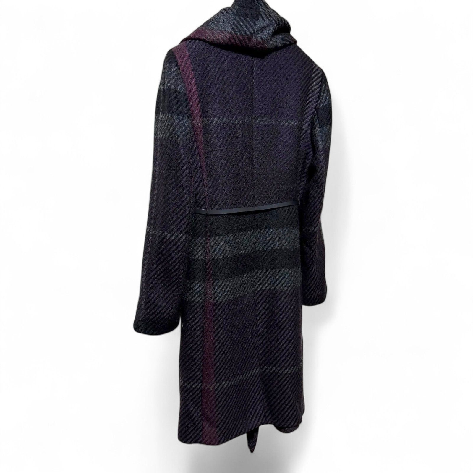 美品 MaxMara バージンウール100%コート 二重織 チェック柄 - メルカリ