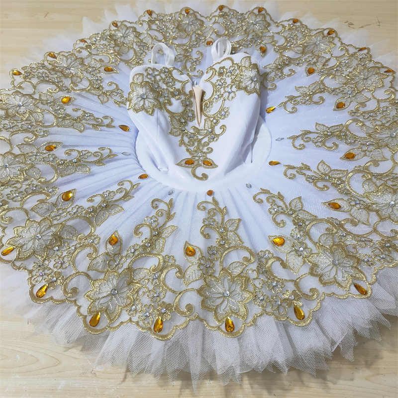 新品 未使用 クラシックバレエ 衣装 大人 子供 TUTUスカート ホワイト