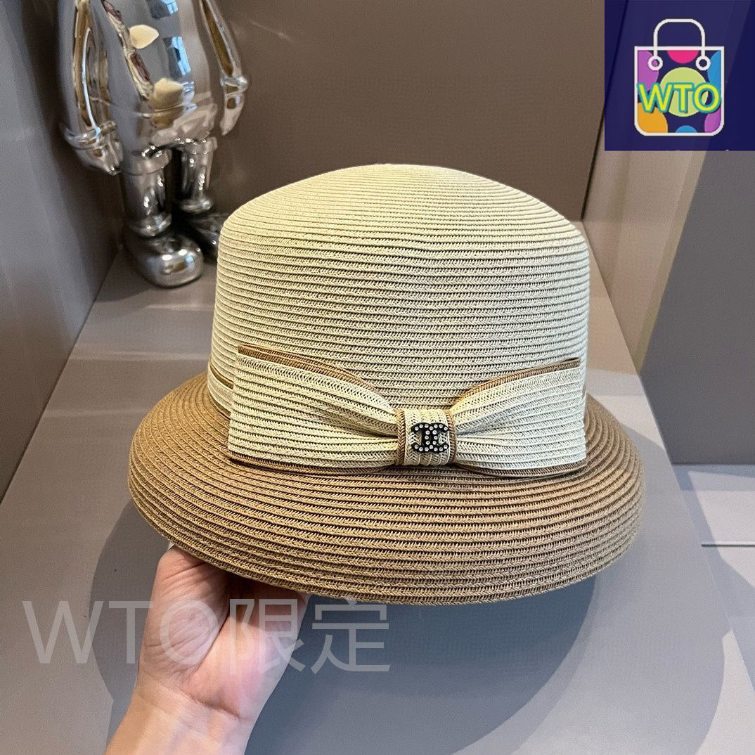 Chanel シャネルのランタンスタイルのストローハット ハイエンド