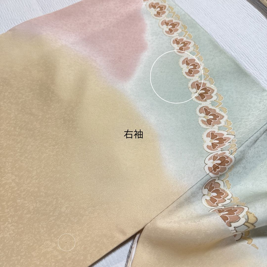 訪問着 袋帯 正絹 フルセット 1755❱ フルセット 訪問着 袋帯 帯締め