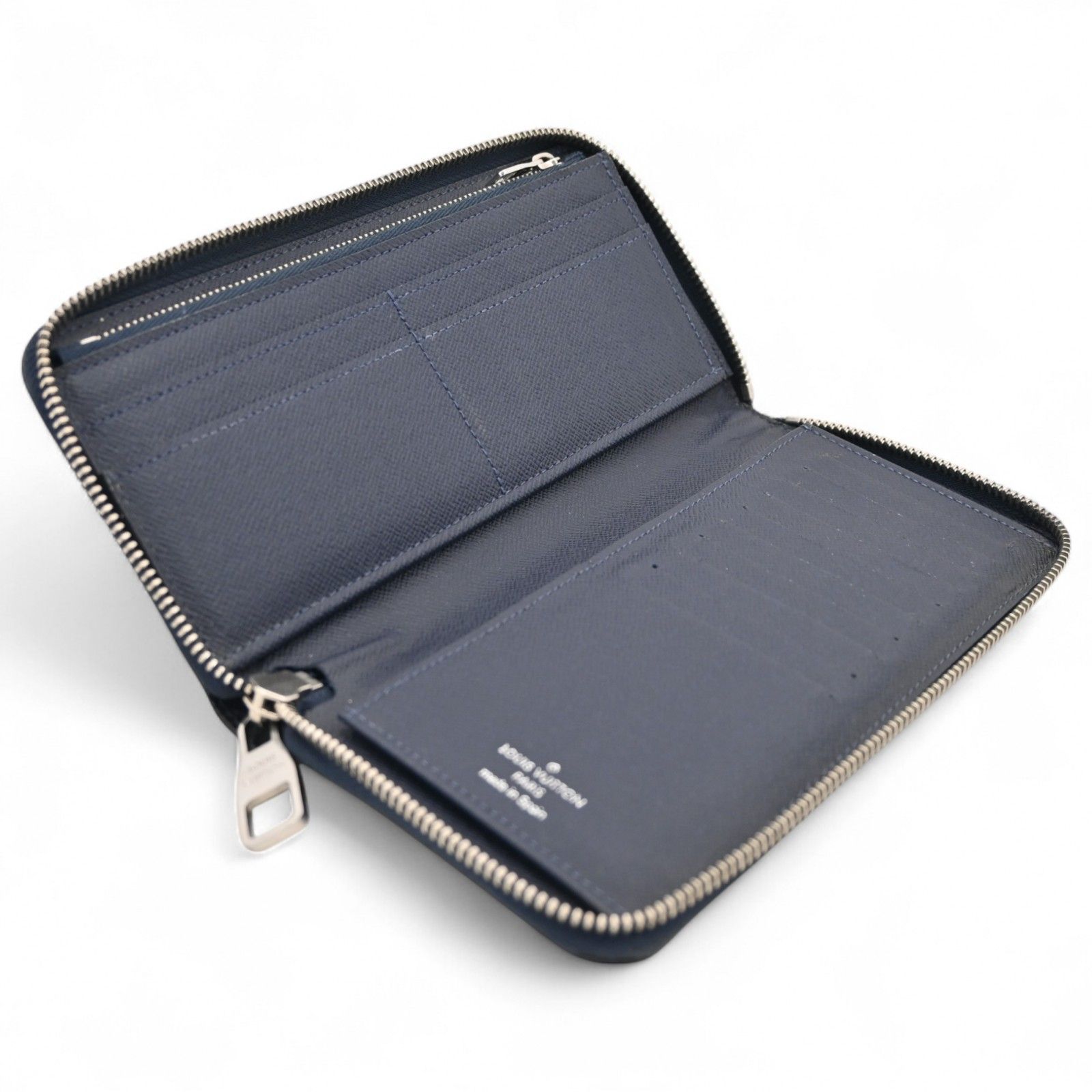 ルイヴィトン タイガ ヴェルティカル ブルーマリーヌ 長財布 Bランク