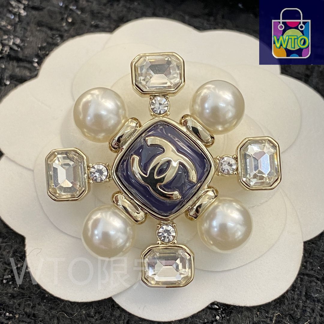 今日特価】CHANEL シャネル 22 年 高級ハンドメイド ブローチ? - メルカリ