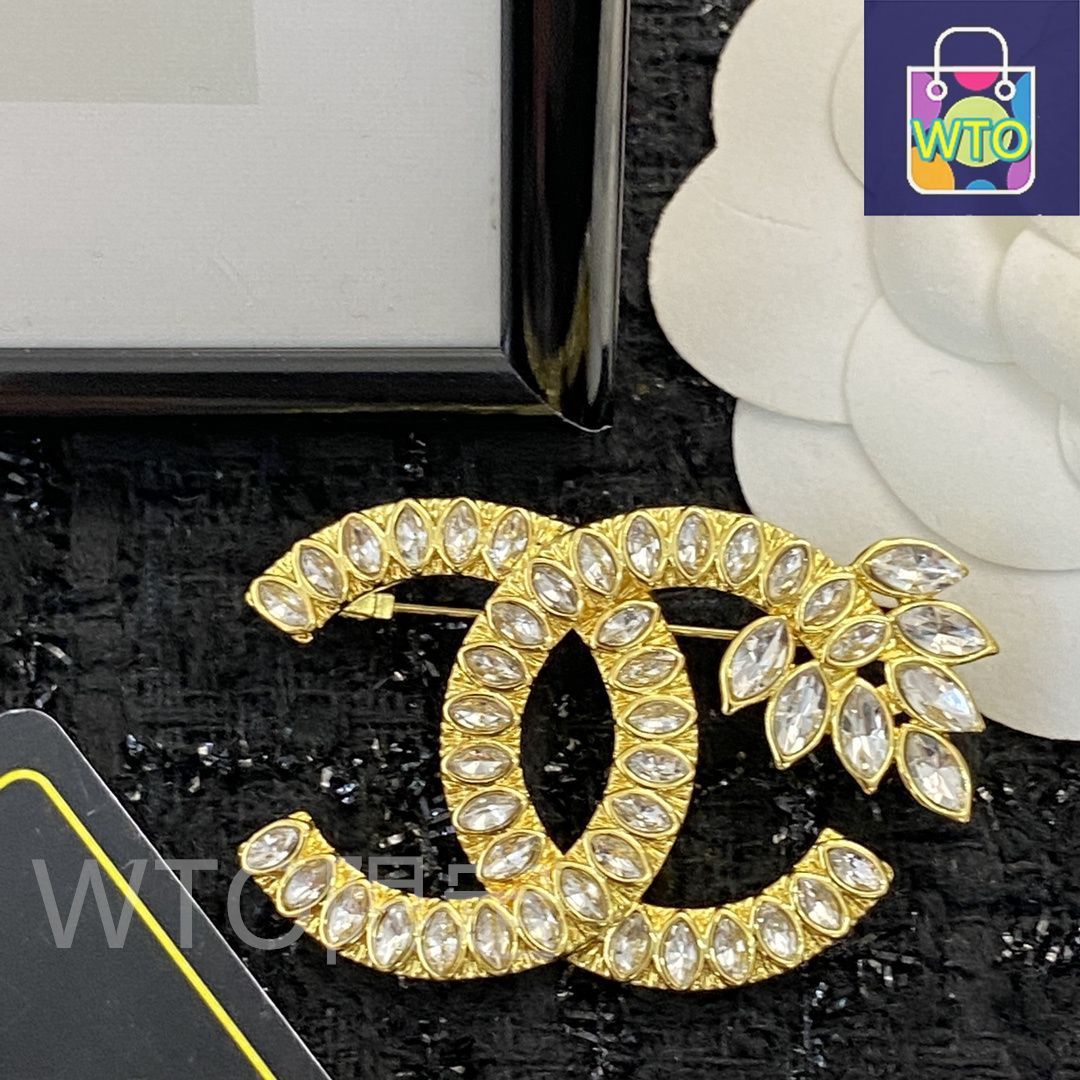今日特価】CHANEL シャネル 22 年 金色麦穂ダイヤブローチ? - メルカリ