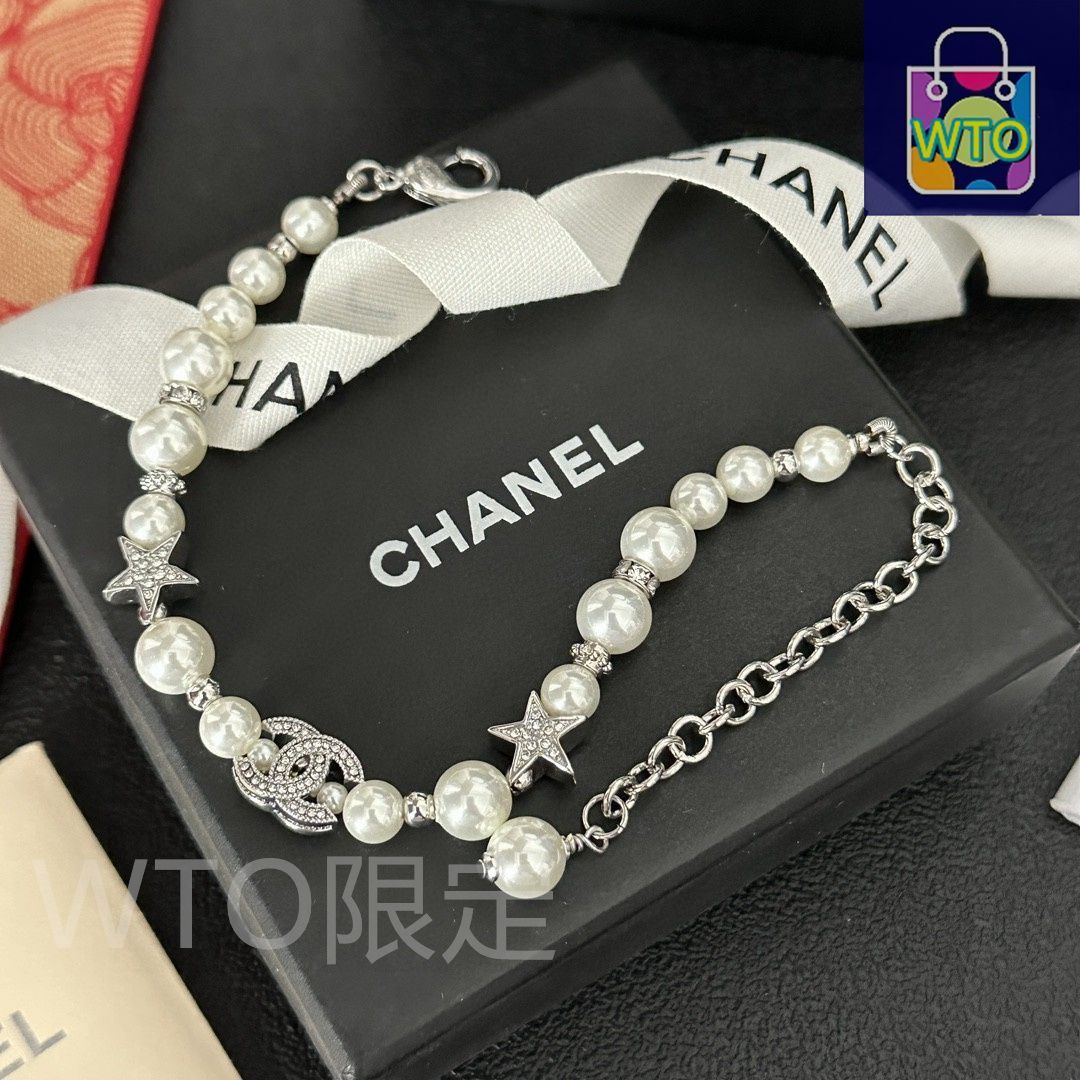 今日特価】CHANEL ヴィンテージ ブレスレット オリジナルリプリカロゴ