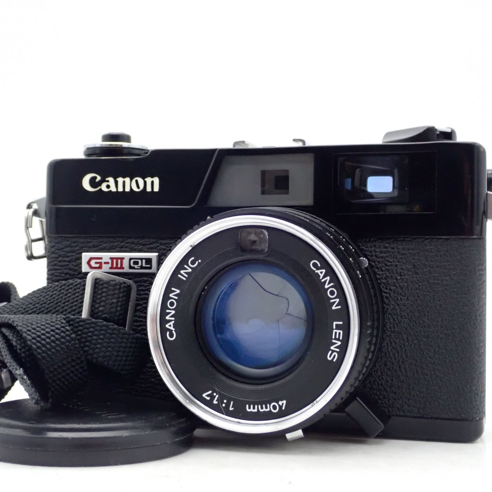 美品 Canon Canonet QL17 G-III G3 ブラックペイント 40mm f1.7 レンジ