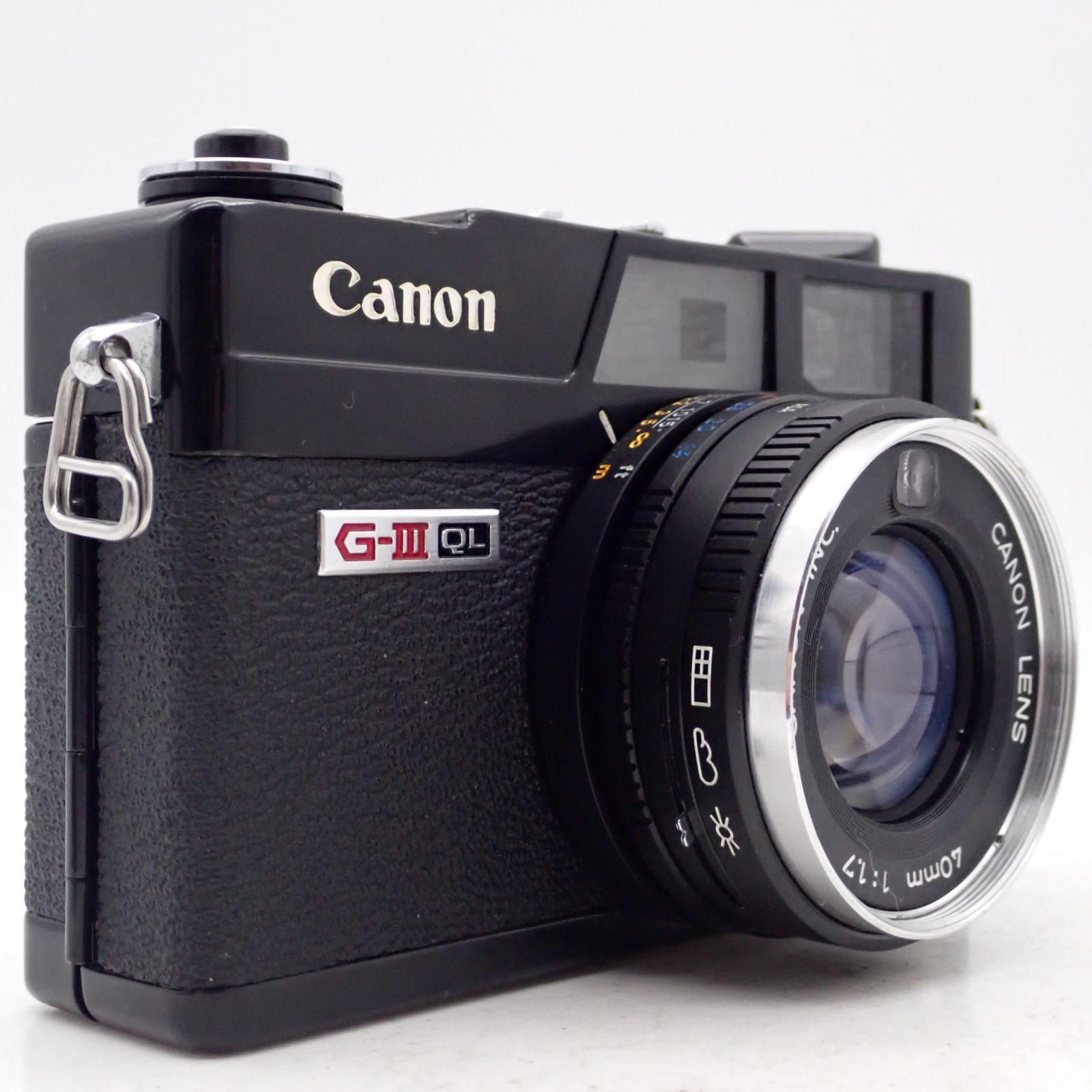 美品 Canon Canonet QL17 G-III G3 ブラックペイント 40mm f1.7 レンジ