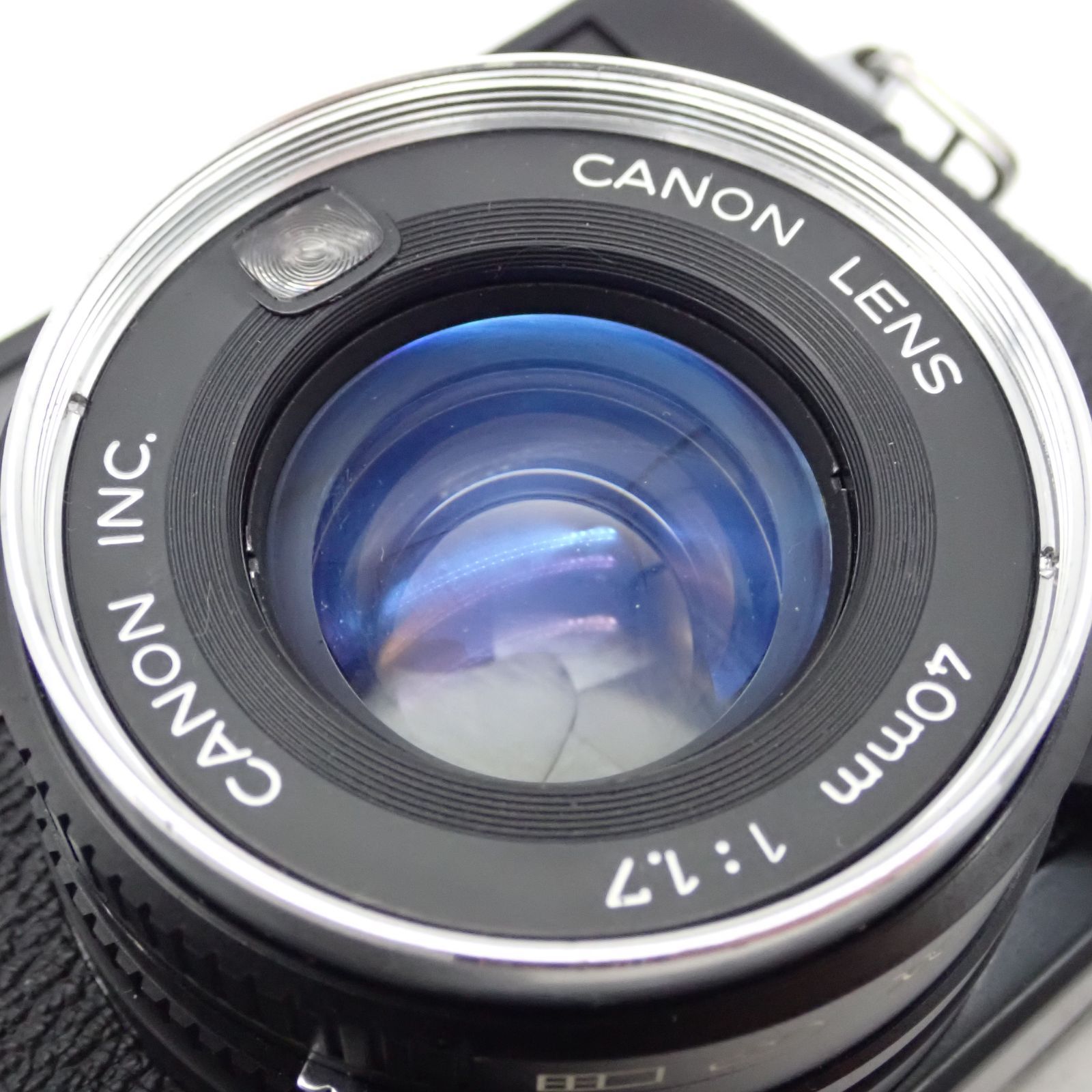 美品 Canon Canonet QL17 G-III G3 ブラックペイント 40mm f1.7 レンジ