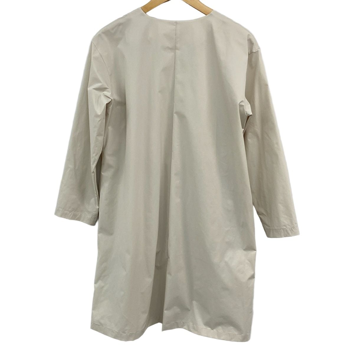 美品! DANSKIN ダンスキン　ノーカラーコート　サイズL DANSKIN(ダンスキン) コート サイズ2 M レディース美品 - アイボリー