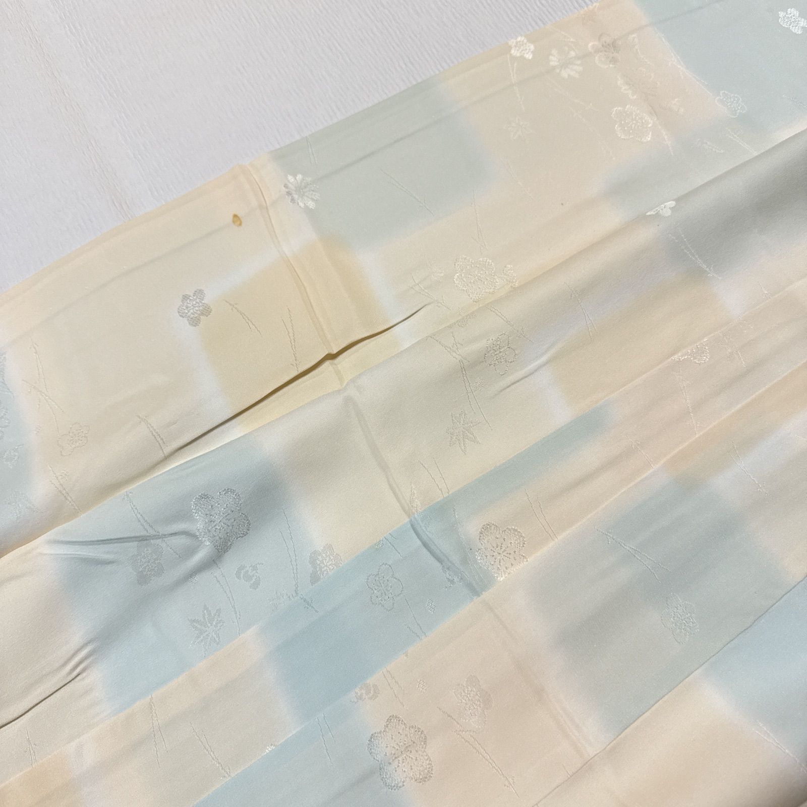 山口美術織物 付下げ 袋帯 フルセット 正絹 刺繍 薄紫 - メルカリ