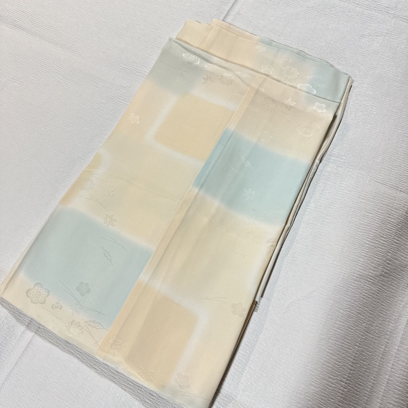 山口美術織物 付下げ 袋帯 フルセット 正絹 刺繍 薄紫 - メルカリ