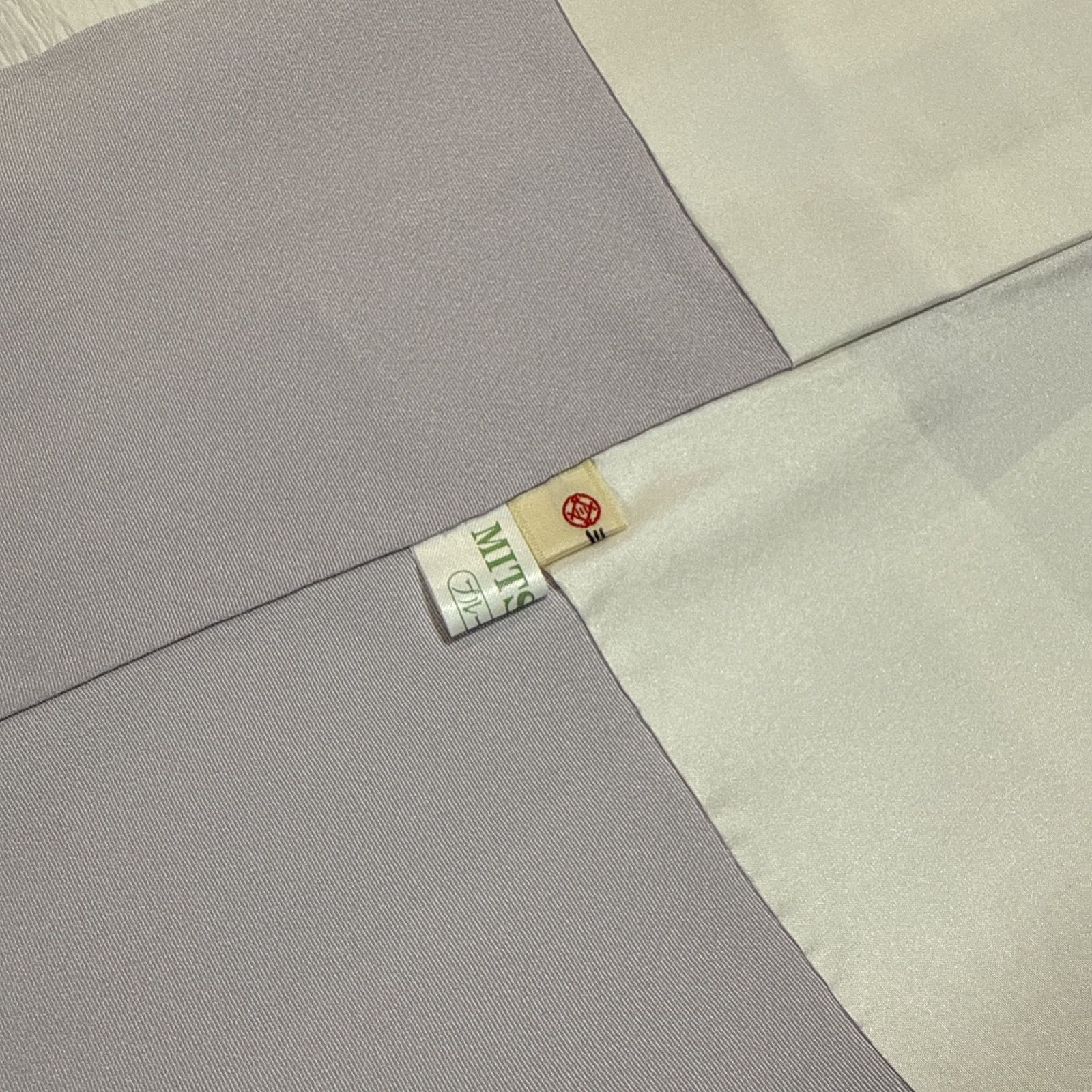 山口美術織物 付下げ 袋帯 フルセット 正絹 刺繍 薄紫 - メルカリ