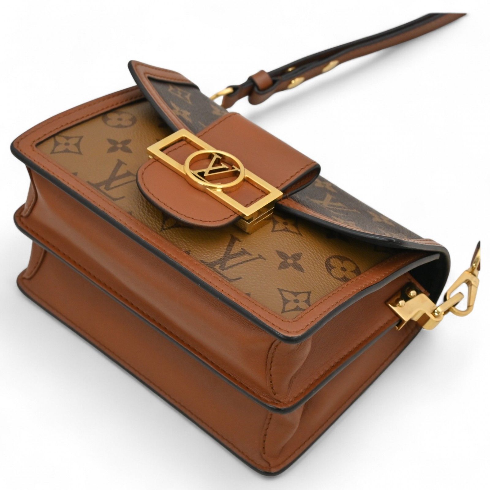 【未使用級】ルイヴィトン モノグラム リバース ドーフィーヌ MM ショルダー 未使用級】ルイヴィトン モノグラム リバース ドーフィーヌ MM ショルダー