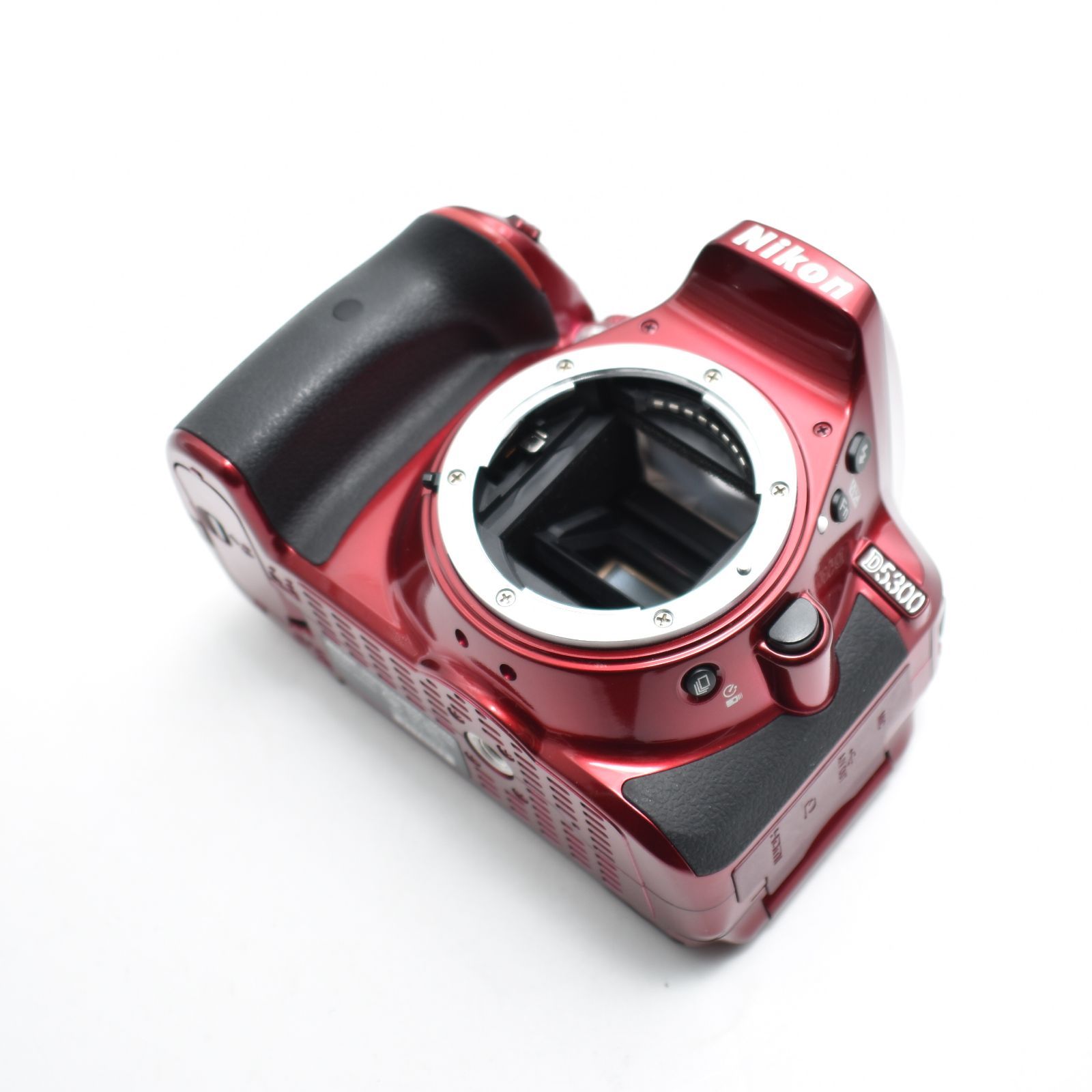 B#10008 Nikon デジタル一眼レフカメラ D5300 レッド 2400万画素 3.2型