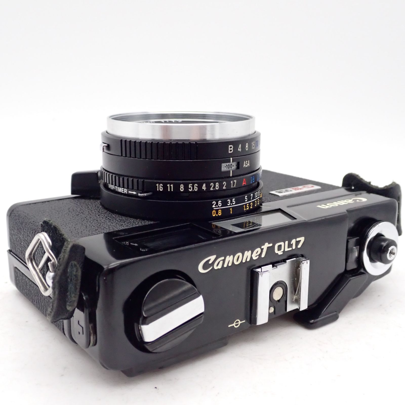 整備済 Canon QL-17 黒 フィルムカメラ 実用品 Canon Canonet QL17
