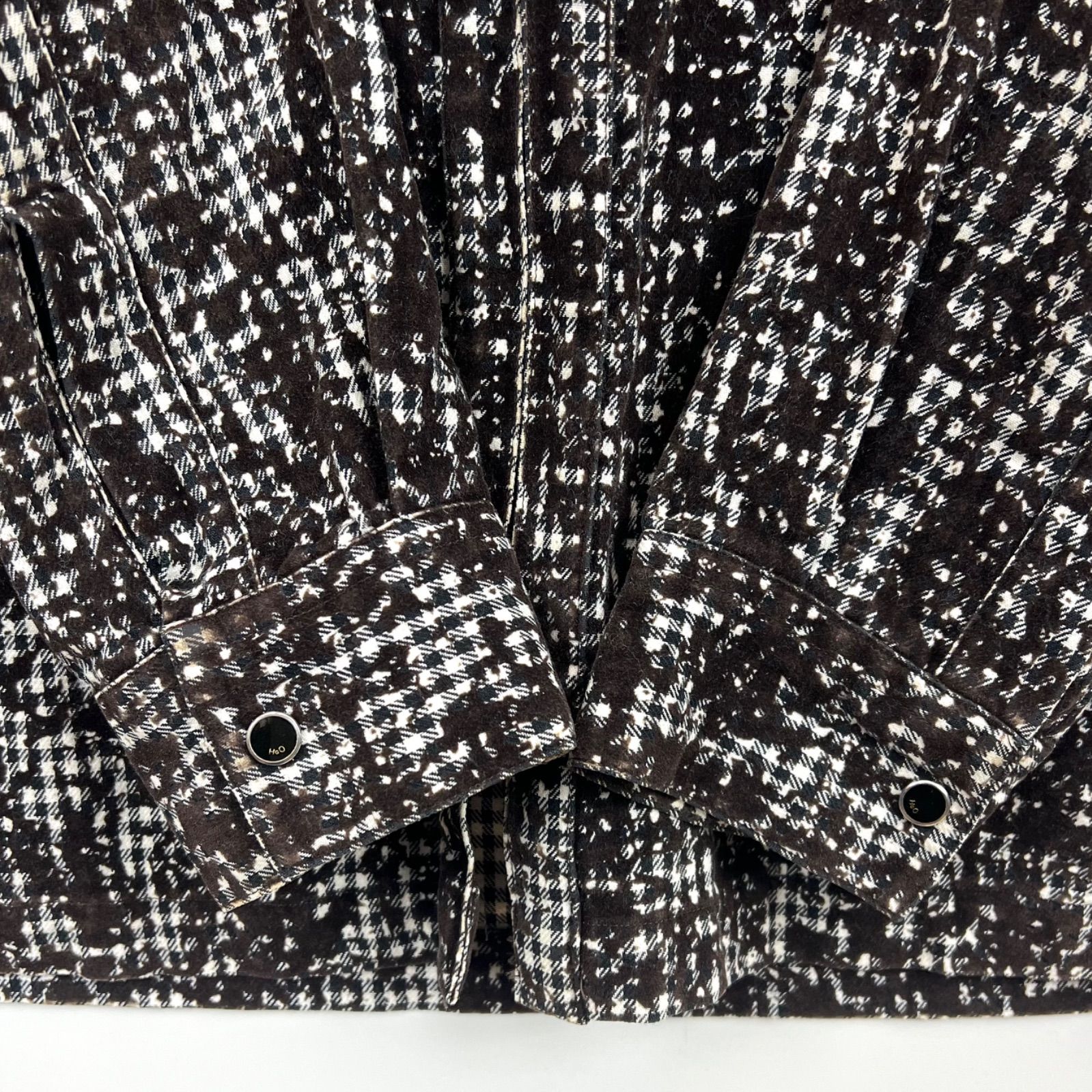 JPG GAULTIER HOMME objet 00s y2k archive all pattern zip L/S