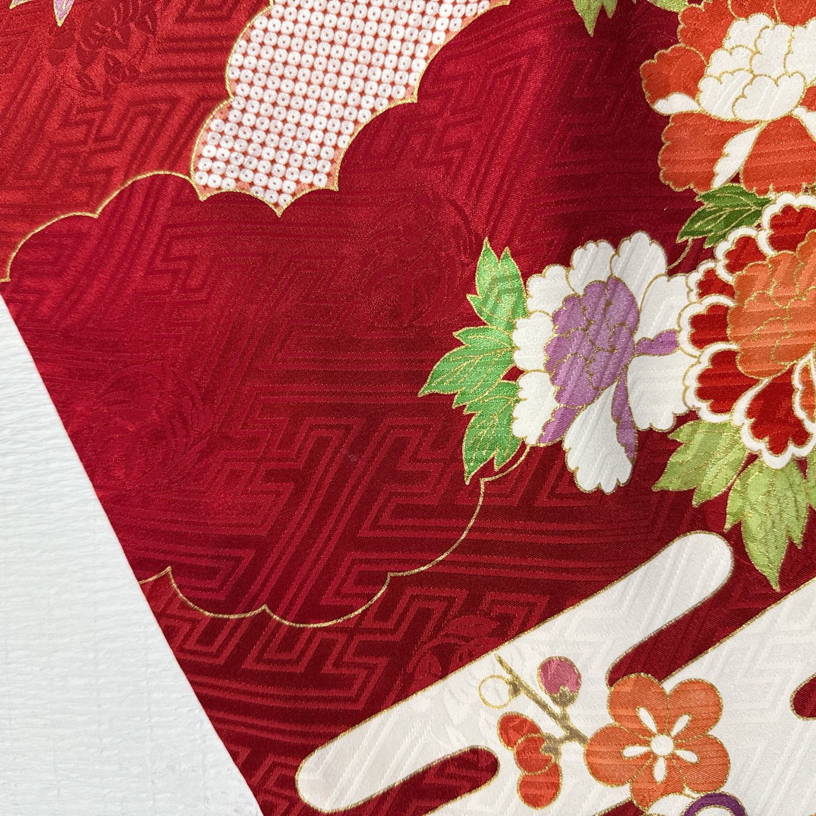 吉澤友禅 振袖 正絹 フルセット 金駒刺繍 - メルカリ