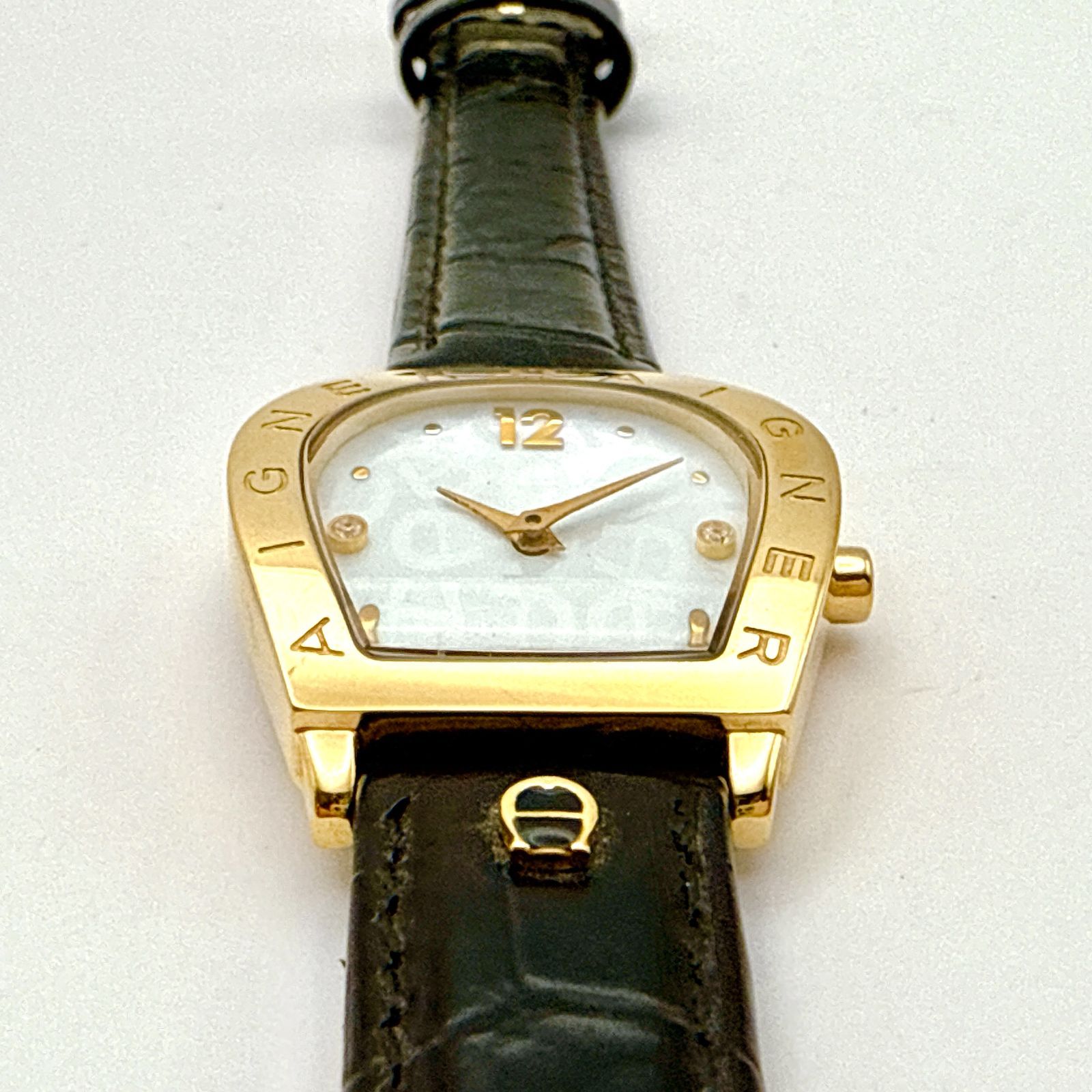 A093【純正未使用ベルト・美品】AIGNER Amalfi アイグナー アマルフィ