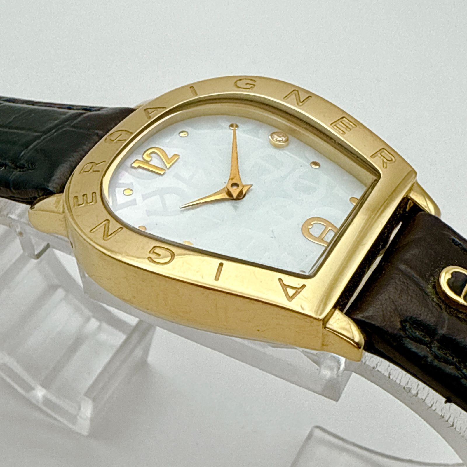 A093【純正未使用ベルト・美品】AIGNER Amalfi アイグナー アマルフィ