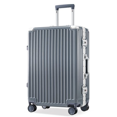 ALUMINUM FLAME SUITCASE シルバー Sサイズ シルバー/ブルー スーツ