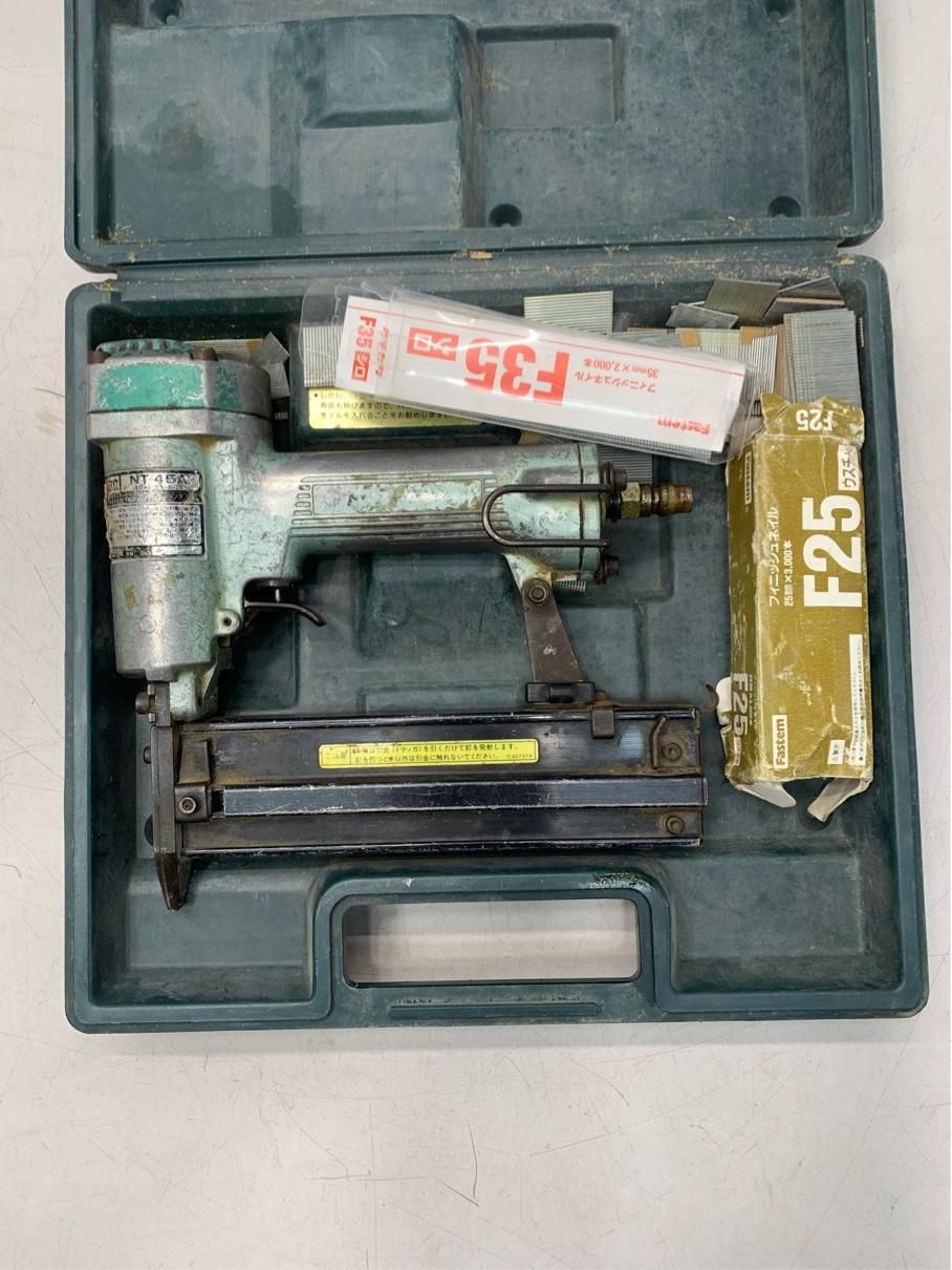 動作品 カラー釘打機 ピンタッカー 日立工機 NT45A エアーツール