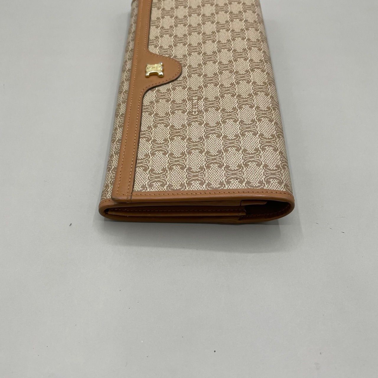 極美品 CELINE セリーヌ 長財布 ロングウォレット マカダム柄